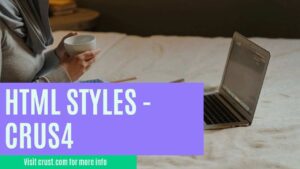 HTML Style Attribute - crus4
