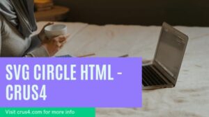 SVG Circle HTML - crus4