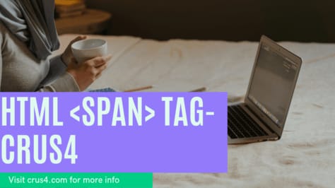 Why is span Tag Used in HTML